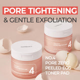 Numbuzin - No.4 Pore Zero Peeled Egg Toner Pad