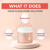 Numbuzin - No.4 Pore Zero Peeled Egg Toner Pad